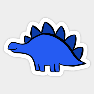 Dinosaur Friend - Blue Stegosaurus Sticker